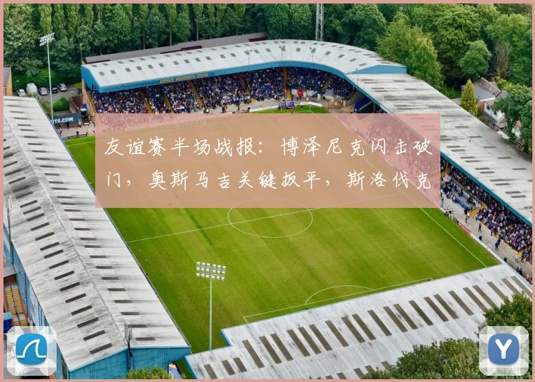友谊赛半场战报：博泽尼克闪击破门，奥斯马吉关键扳平，斯洛伐克1-1暂平黑山，2026最新交锋实录